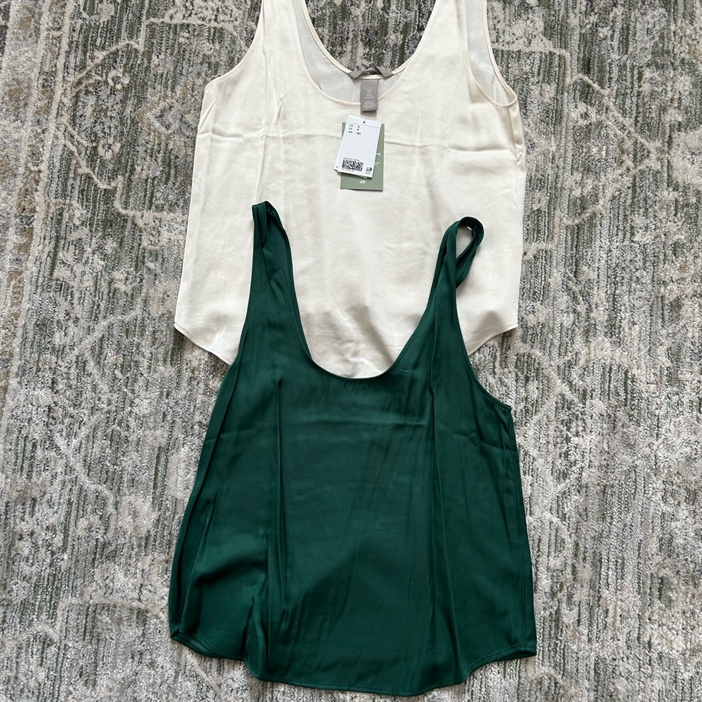 H&M Cream Sleeveless Top 2x